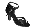 FeatherLite Dance Shoes Fawn Black Satin